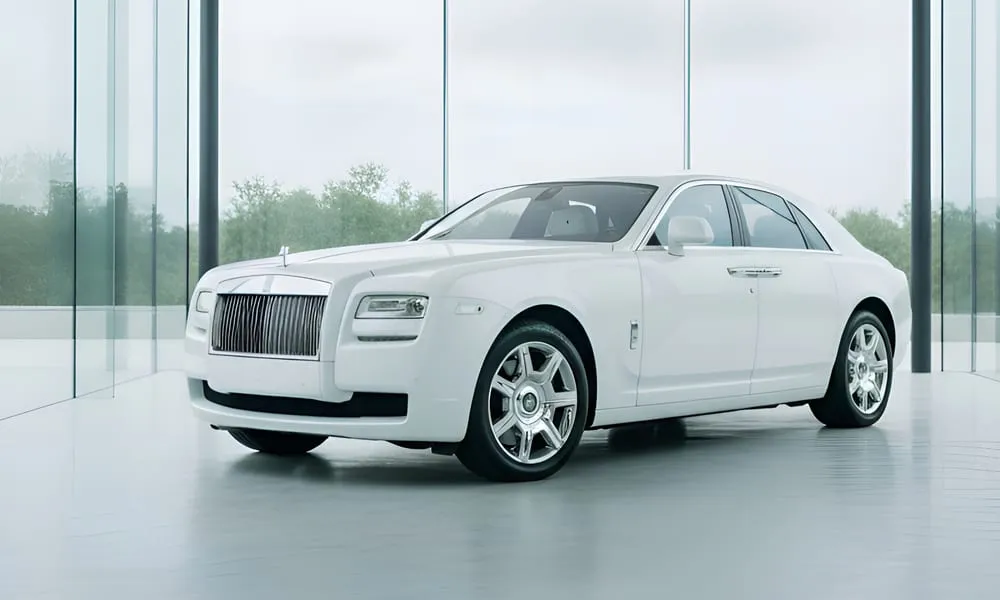 White Rolls-Royce Ghost offered for limo rental
