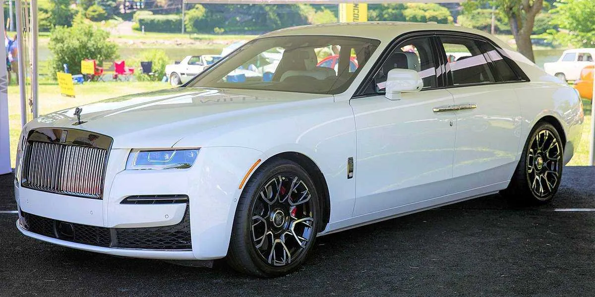 White Rolls-Royce Ghost exterior shot
