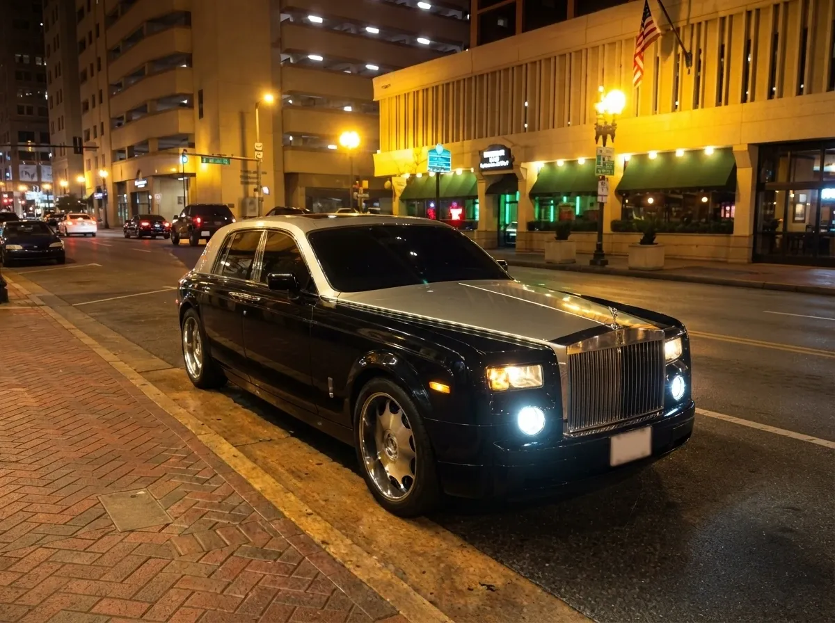 White Rolls-Royce Limousine no. 3