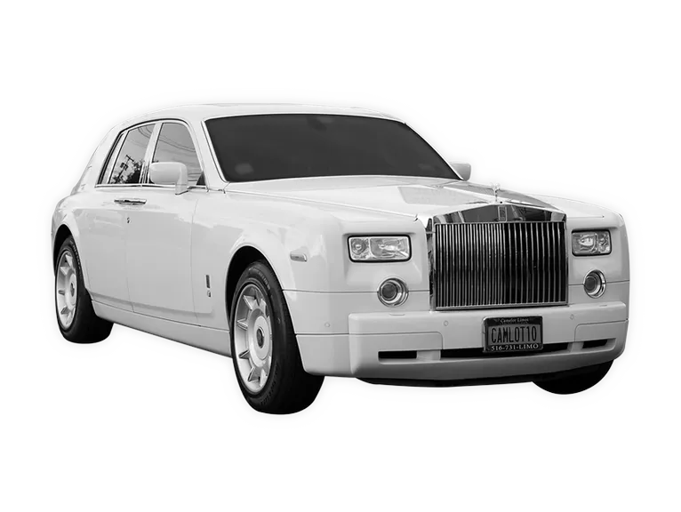 White Rolls-Royce Phantom offered for limo rental