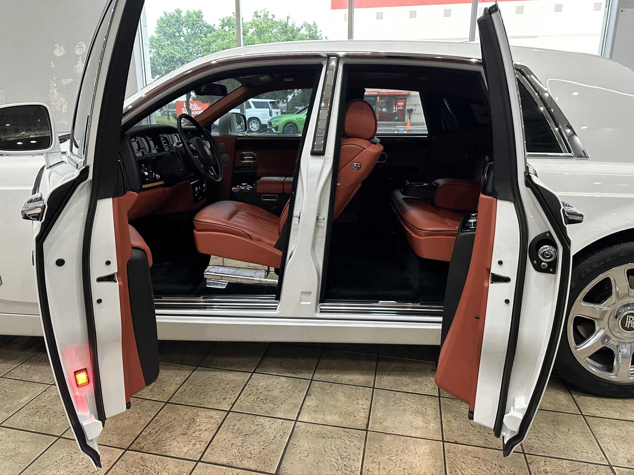 Rolls-Royce Phantom interior shot