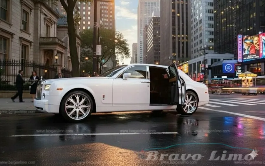 White Rolls-Royce Phantom offered for limo rental