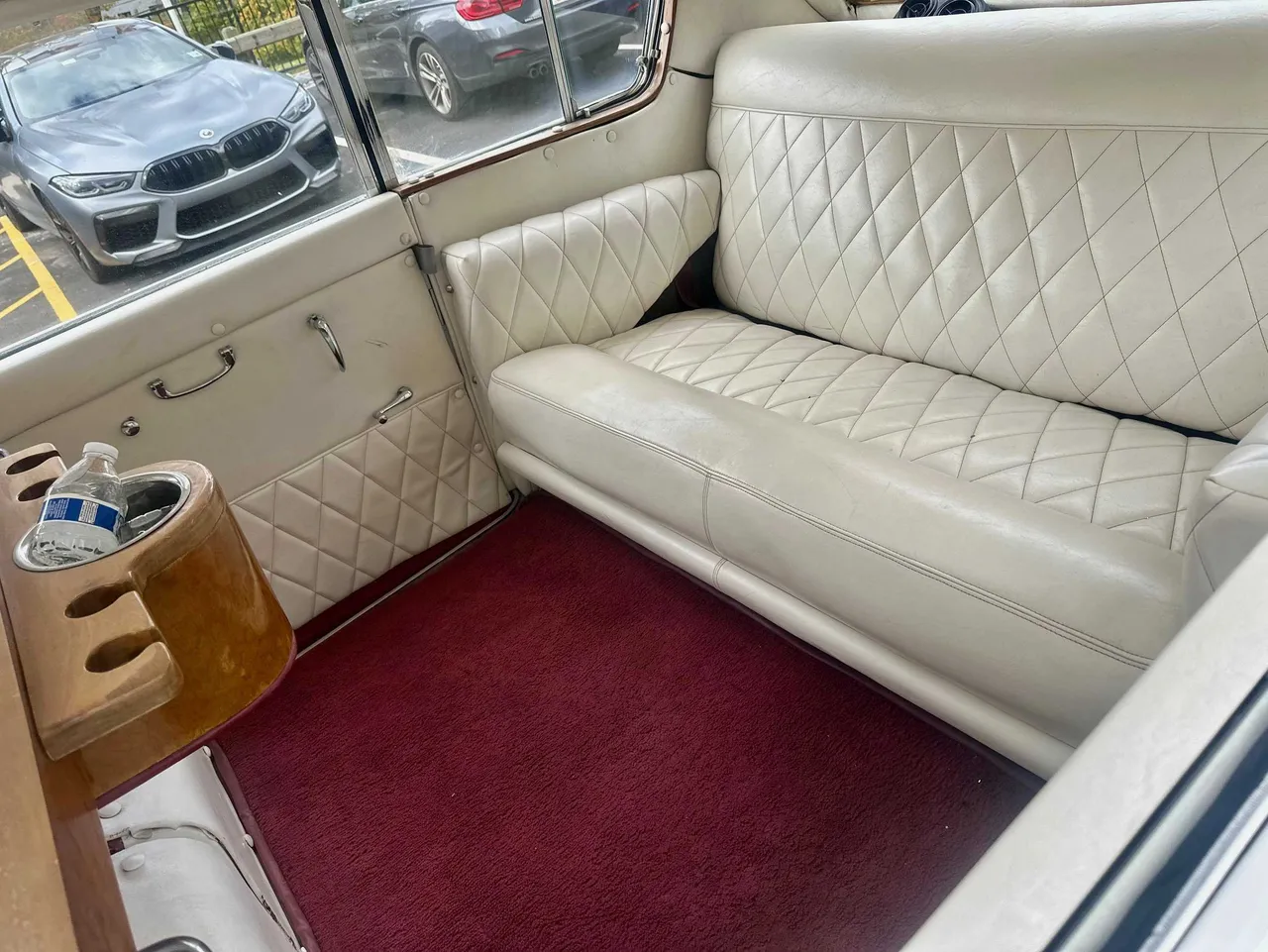 Rolls-Royce Princess interior shot — cup holders