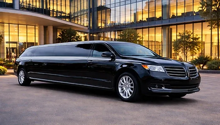 9 Passenger Stretch Limousine offered for limo rental