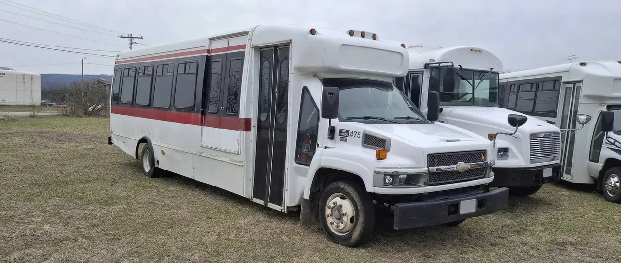 The Red Line Party Bus White The Red Line Party Bus offered for party bus rental