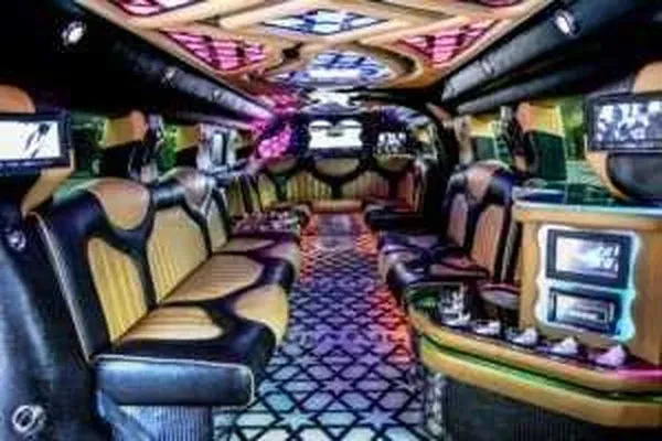White Hummer Limousine offered for limo rental
