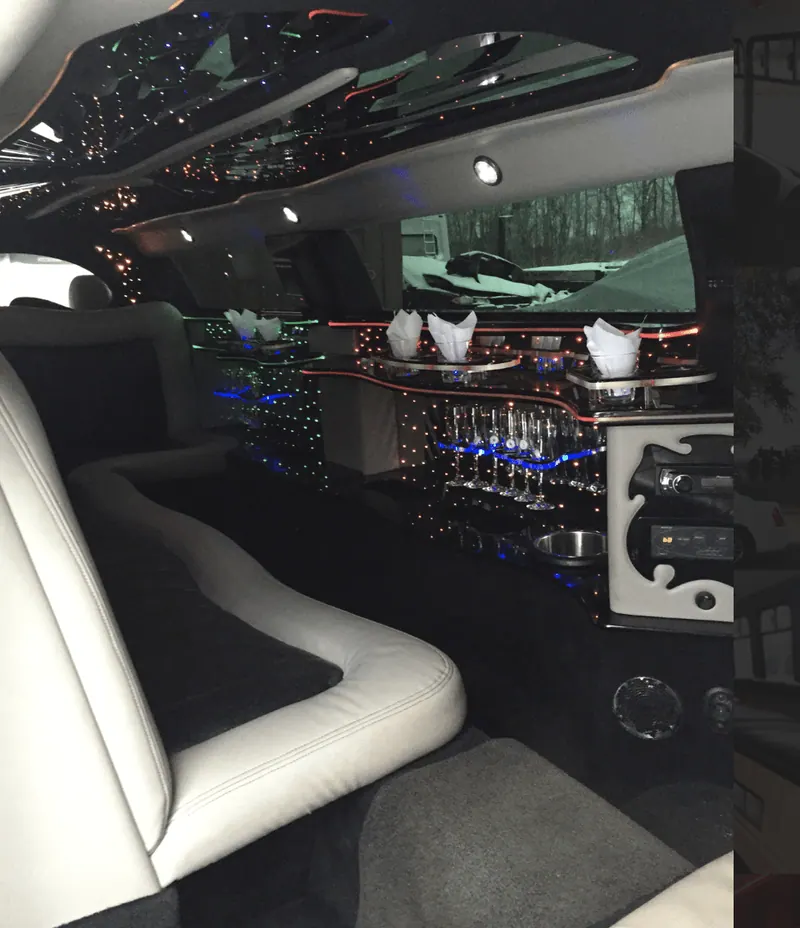 C300 Limousine interior for limo rental in Kingsford, MI C300 Limousine interior for limo rental in Kingsford, MI