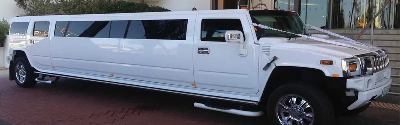 Hummer Limo exterior for limo rental in Cleveland County, AR