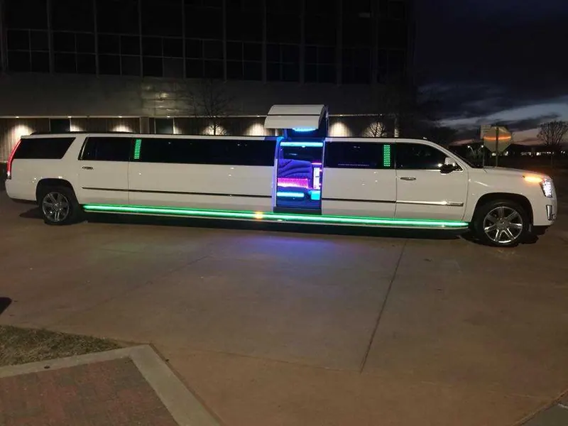 Escalade Limo for limo rental in LeFlore County, OK