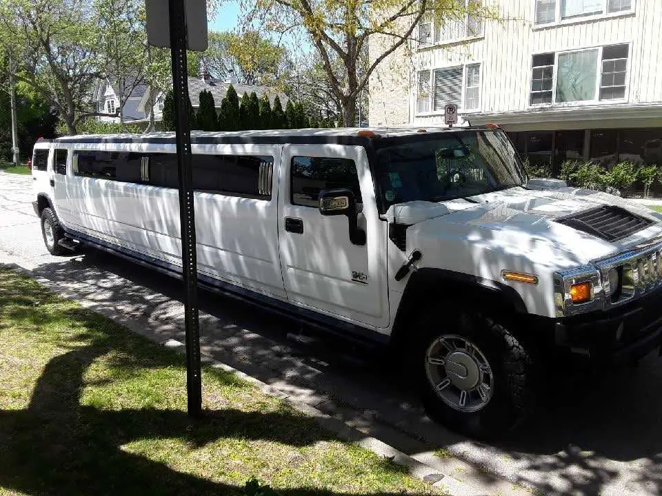 Hummer H2 limo for limo rental in Kingsford, MI